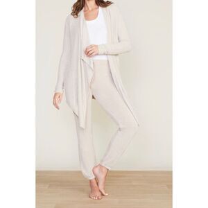 Barefoot Dreams CozyChic Lite Island Cream Wrap Cardigan Women's S/M